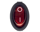 Interrupteur marche/arrêt rouge 250 V