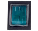 Interrupteur bipolaire four vert 29x35mm.