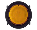 Interrupteur bipolaire ambre rond Ø25mm