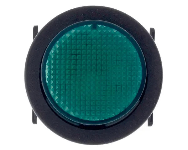 Interrupteur lave-vaisselle vert o25 mm