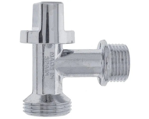 Robinet universel pour lave-linge 90º chromé