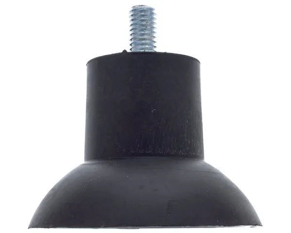 Pied ventouse axe 6 mm. hauteur 35 mm.