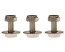 Kit de fixation vis inox M10 3 pièces