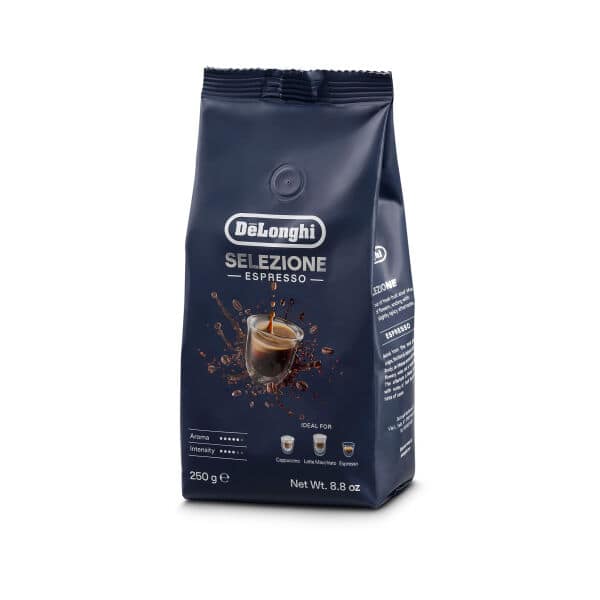 DeLonghi Café en grains Sélection, 70% Arabica, 30% Robusta, 250 gr DLSC601 AS00000172