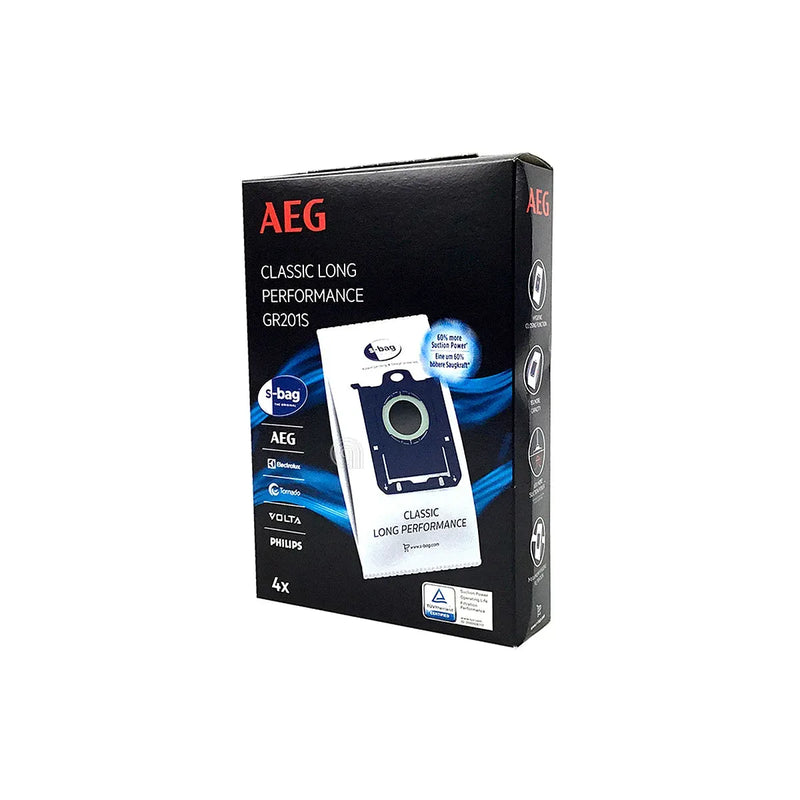 Lot de 4 sacs originaux pour aspirateurs Electrolux avec le code 9001684746