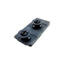 Support gauche avec roulettes pour panier lave-vaisselle Gorenje 542331