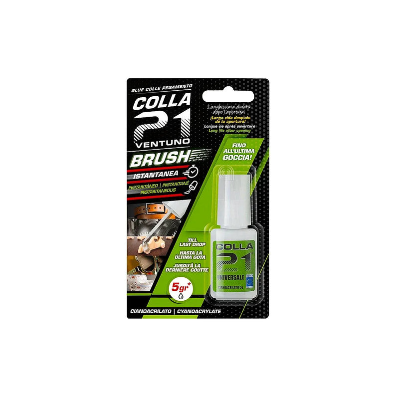 colle cyanoacrylate avec pinceau applicateur 5 g pour réparations