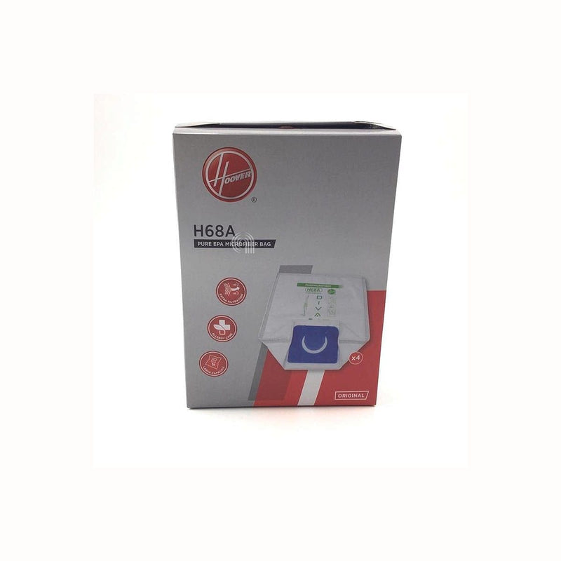 Lot de 4 sacs d'origine pour aspirateur Hoover H68A et Candy