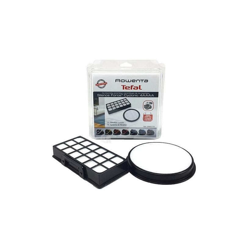 Filtre rectangulaire et rond original Rowenta ZR903701 pour aspirateur