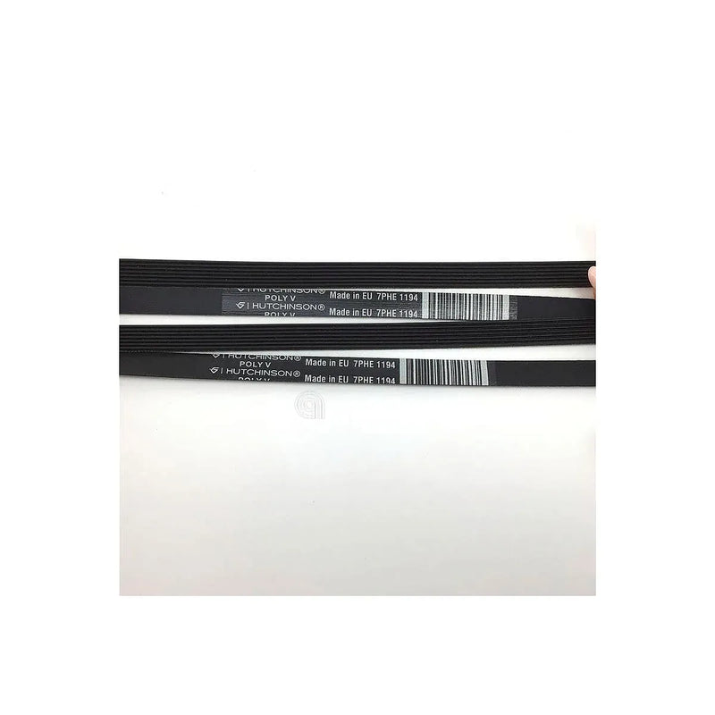 Kit 2 courroies Poly-V H7 1194 EL pour lave-linge Sangiorgio