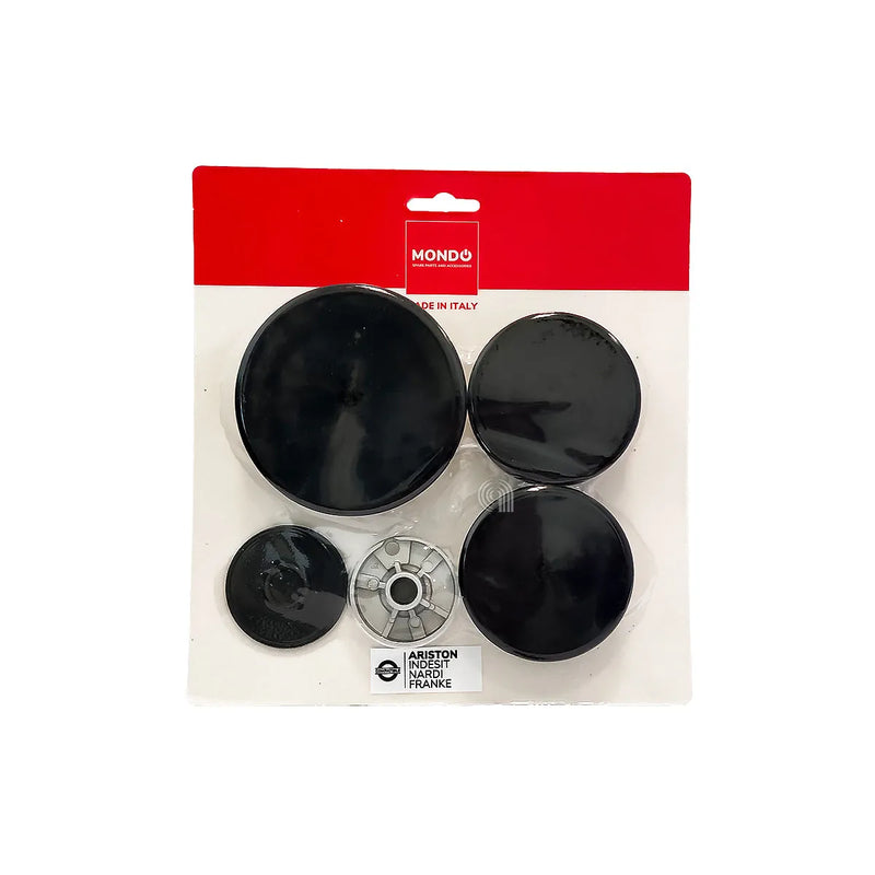 WHIRLPOOL, ARISTON, INDESIT - Ensemble de plateaux et brûleurs pour table de cuisson - 55605004