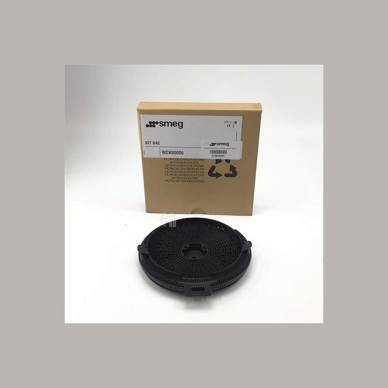 Filtre à charbon circulaire original pour hotte Smeg KITD4C