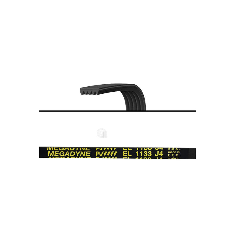 CANDY, HOOVER - Courroie de transmission 1133 J4 pour lave-linge - 90477167