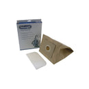 Ensemble de 5 sacs avec 1 filtre original pour aspirateur De Longhi DLS28