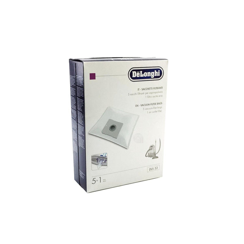 Set de 5 sacs aspirateur DLS33 compatible De Longhi 5519110321