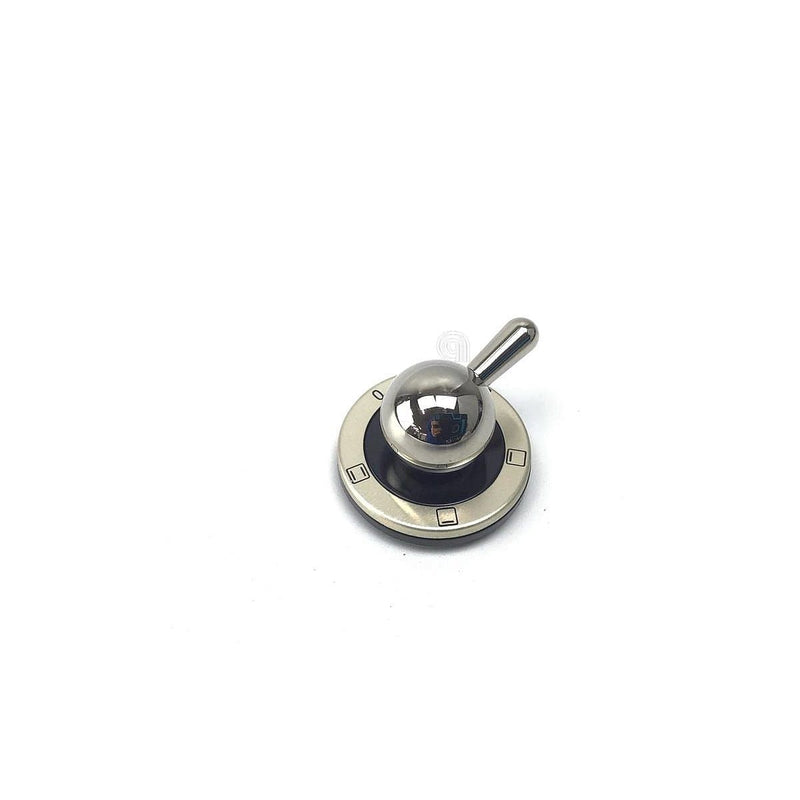 Poignée noire chrome four Ilve pièce de rechange G3010008