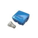 bouton d'ouverture tambour lave-linge Candy bleu original 46004794