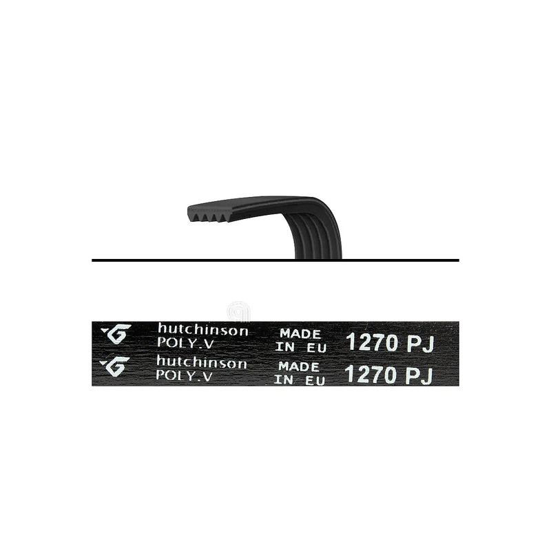 WHIRLPOOL - Courroie de Transmission J5 1270 Poly-V pour Lave-linge - AST-00126213