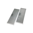 Ensemble de 2 filtres métalliques 410x137 mm pour hotte Franke