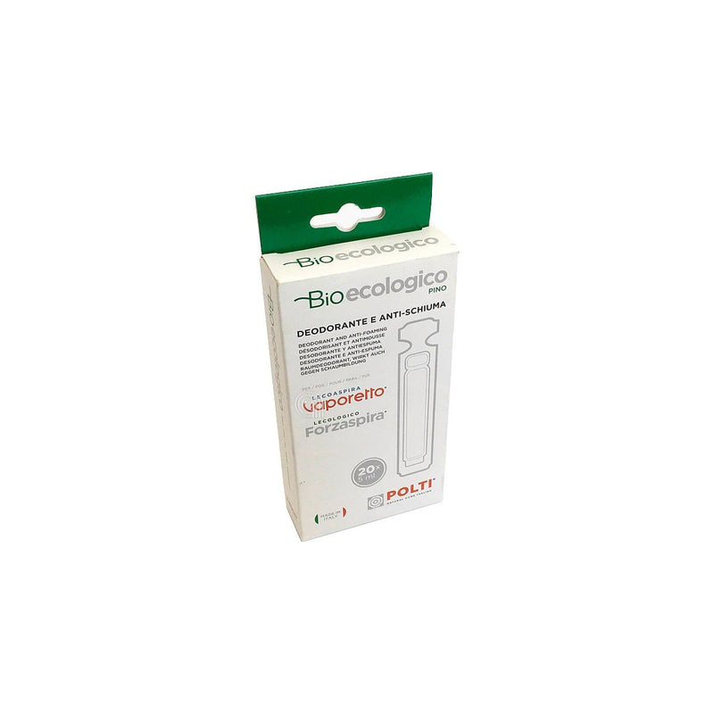 bactéricide original Polti pour aspirateurs pack de 20 unités de 5 ml