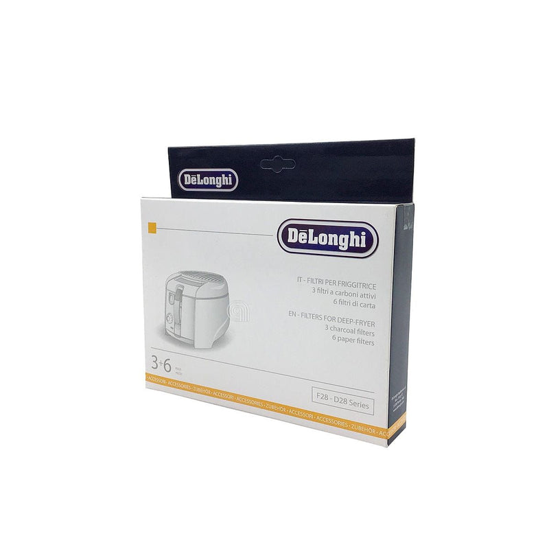 kit 3+6 filtres pour friteuse De Longhi 5512510041 original