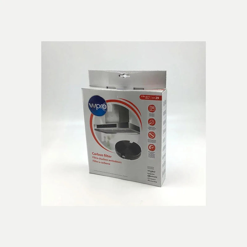 Filtre à charbon circulaire AMC 912 original pour hotte Whirlpool