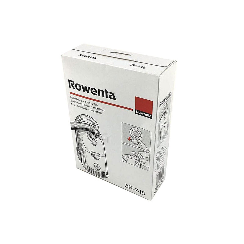 ensemble de 5 sacs et 1 filtre original pour aspirateur Rowenta ZR745