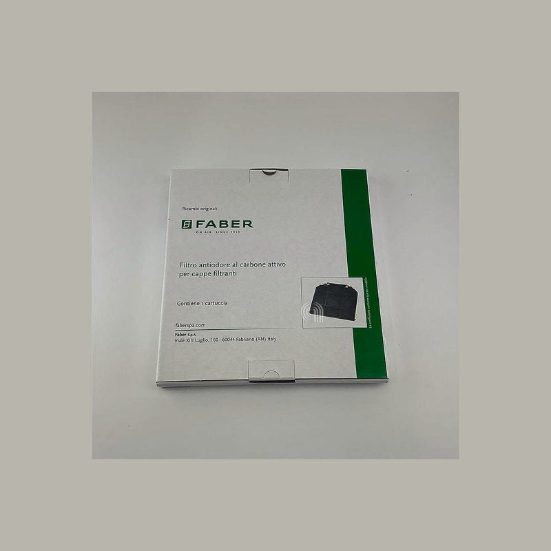 Filtre rectangulaire charbon actif F9 original pour hotte Faber