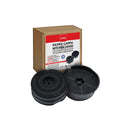 ENSEMBLE DE 2 FILTRES CIRCULAIRES EN CARBONE TYPE 58 HOTTE ASPIRANTE MONDO ELICA WHIRLPOOL