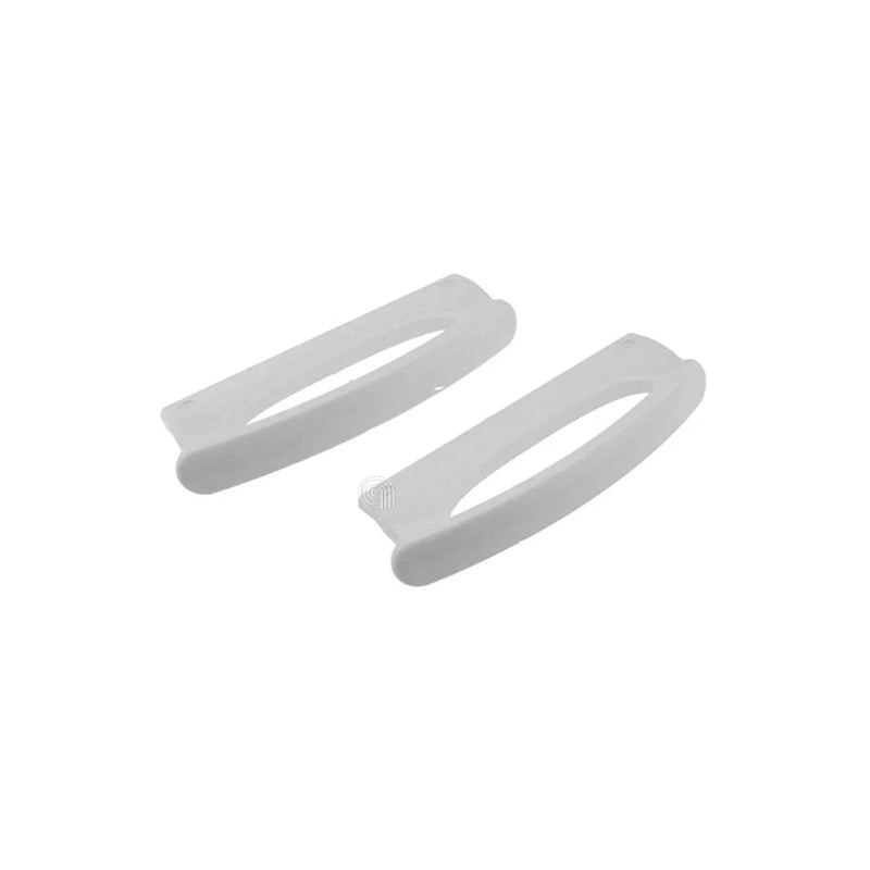 Poignée de porte originale réfrigérateur Whirlpool Indesit blanche kit 2 unités