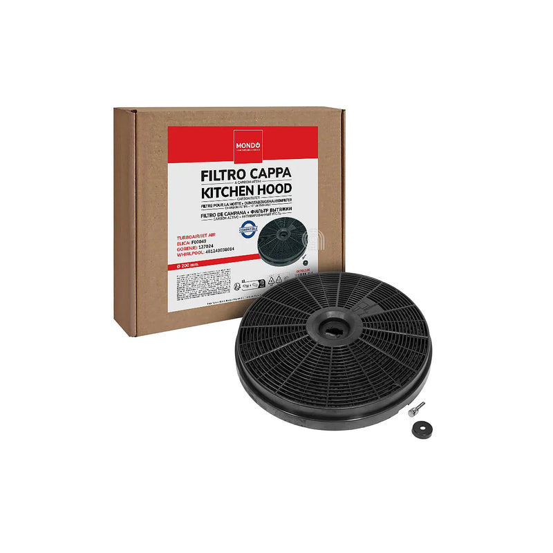 ELICA GORENJE WHIRLPOOL - Filtre à charbon circulaire pour hotte aspirante - F00049