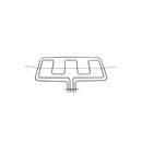 Résistance supérieure four Elba originale 3450W 062075004
