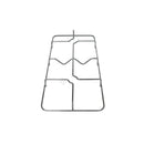 RICAMBI CUCINA - Gril à 2 brûleurs pour plan de travail - F0410