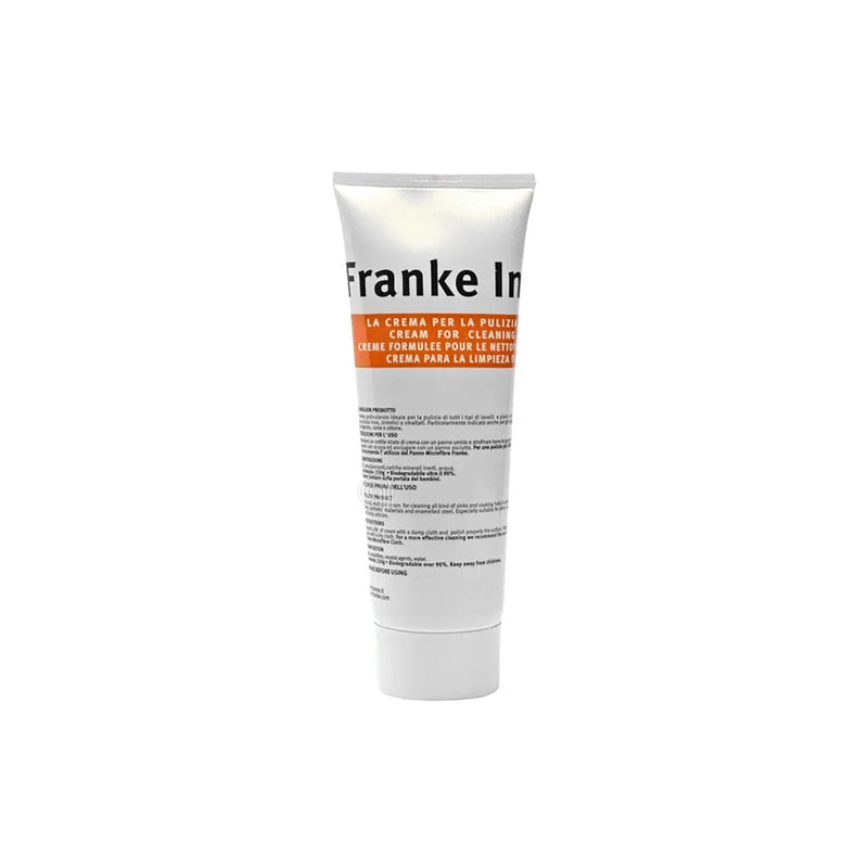 Crème de nettoyage inox 250g pour plaques de cuisson et éviers Franke