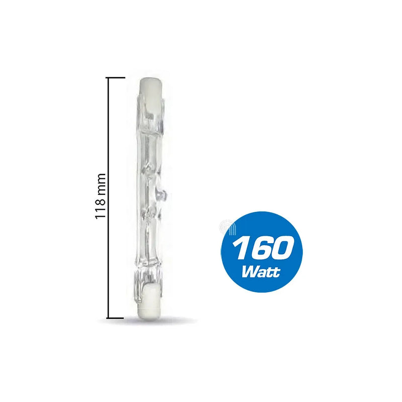 Ampoule halogène linéaire 160W R7S 118mm universelle 55304146