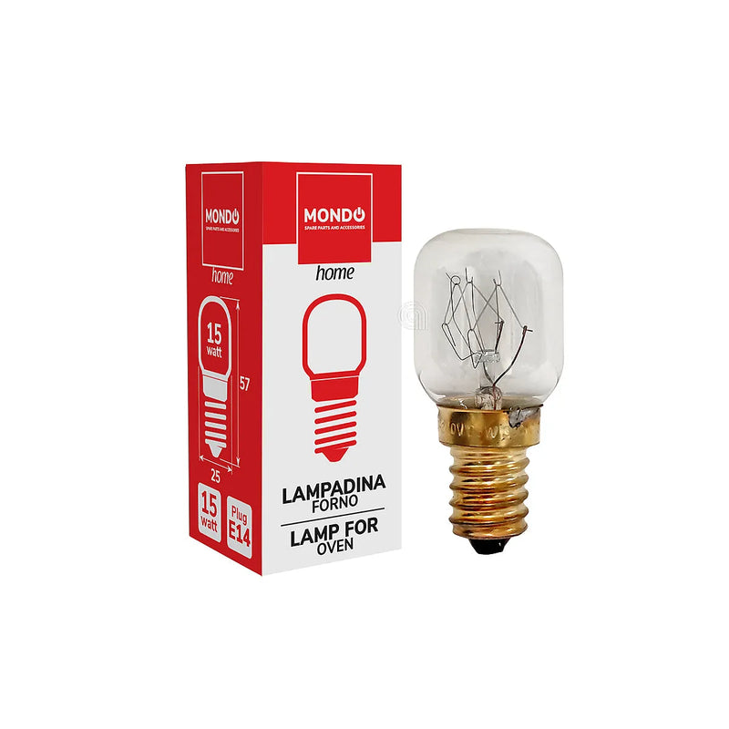 MONDO - Ampoule pour Four - E14 15W 300° 220/240