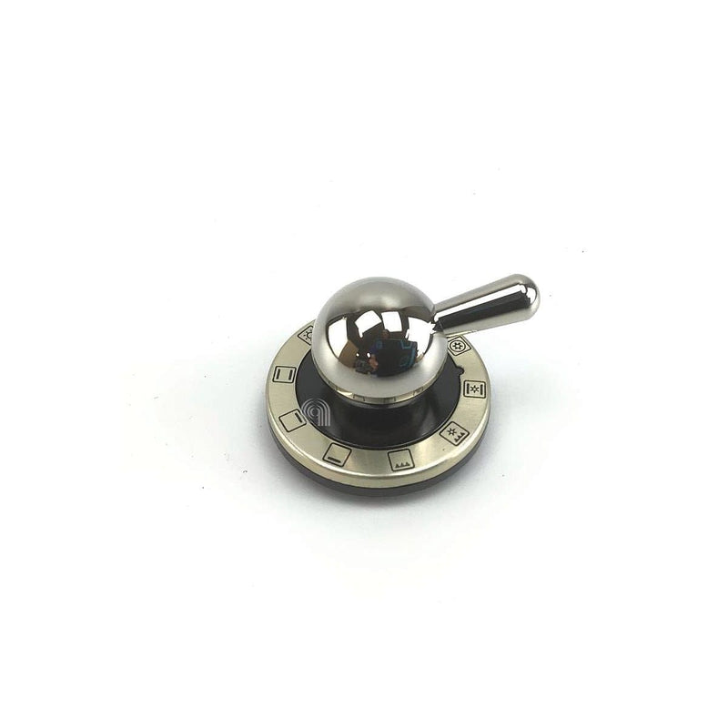 Manette noire chrome four Ilve pièce de rechange G3030008