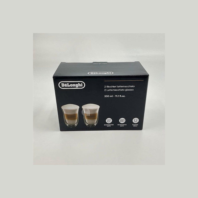 Verres latte macchiato pour cafetière De Longhi code 5513284171