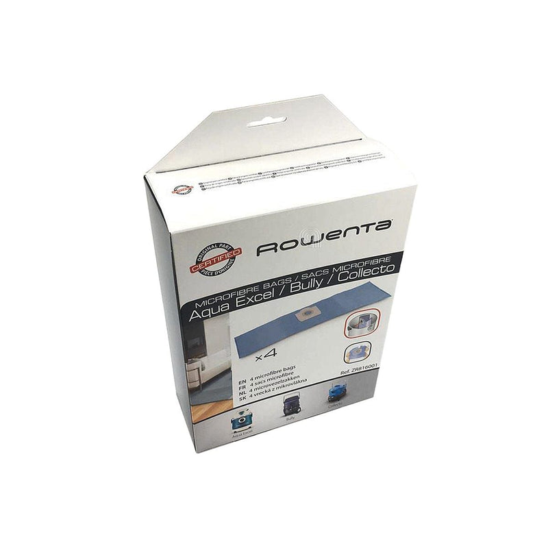 Ensemble de 4 sacs d'origine pour aspirateur Rowenta ZR816001 et Moulinex