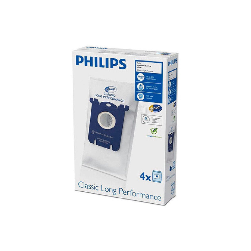 Lot de 4 sacs d'origine pour aspirateur Philips FC8021-03