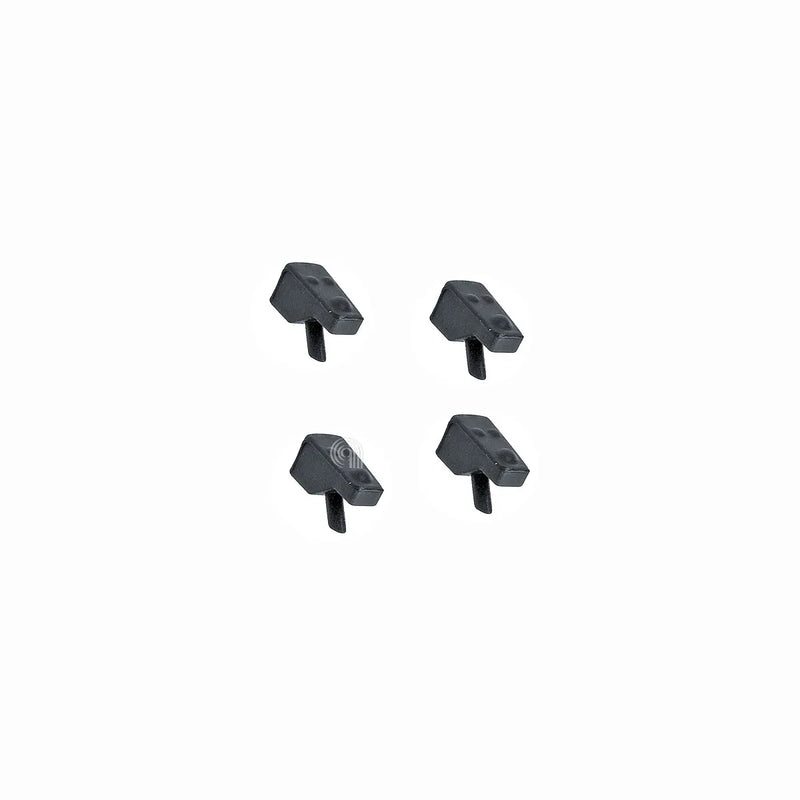 INDESIT, WHIRLPOOL - Kit de 4 pieds en caoutchouc pour grille de plaque de cuisson - C00313506