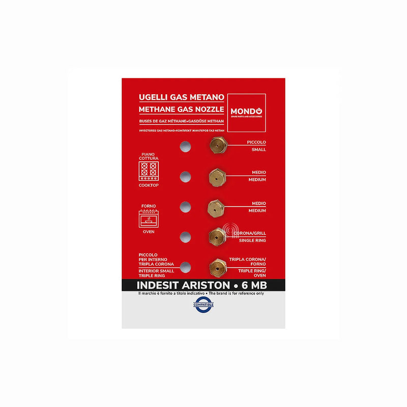 ARISTON, INDESIT, MONDO - Injecteurs Plaque de Cuisson - AST-00537556