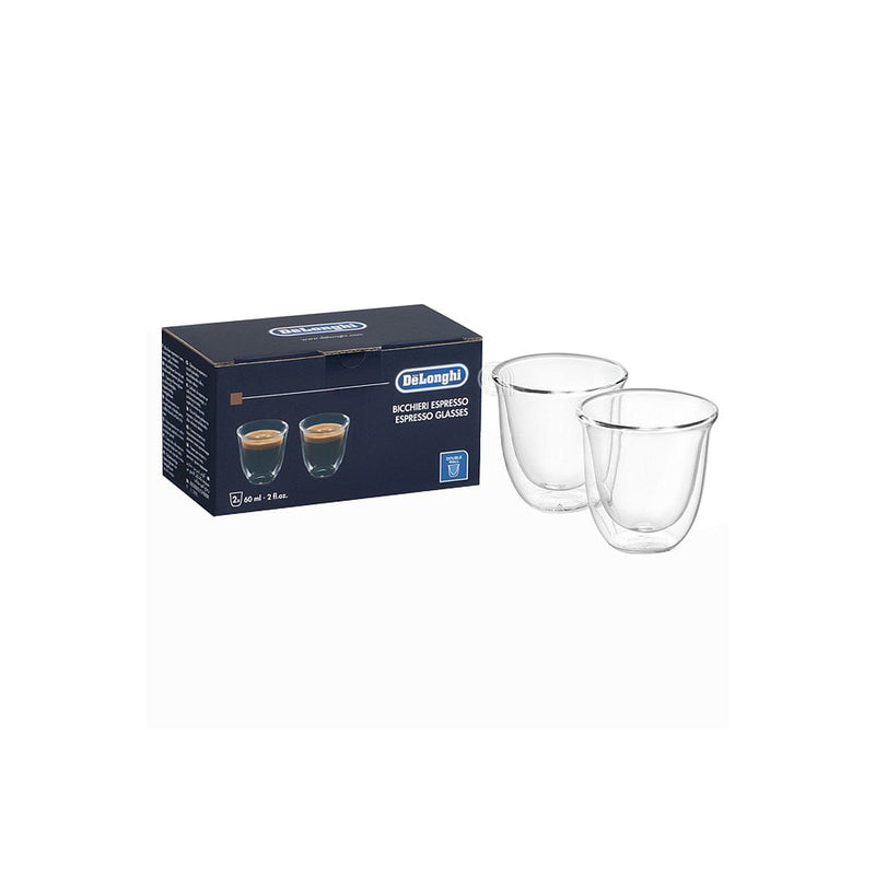 Tasses espresso originales pour cafetière De Longhi 60 ml pack de 2