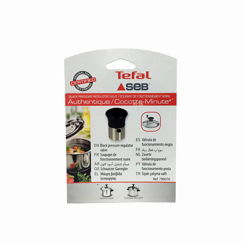 valve de sécurité pivotante noire pour autocuiseur Tefal 790076