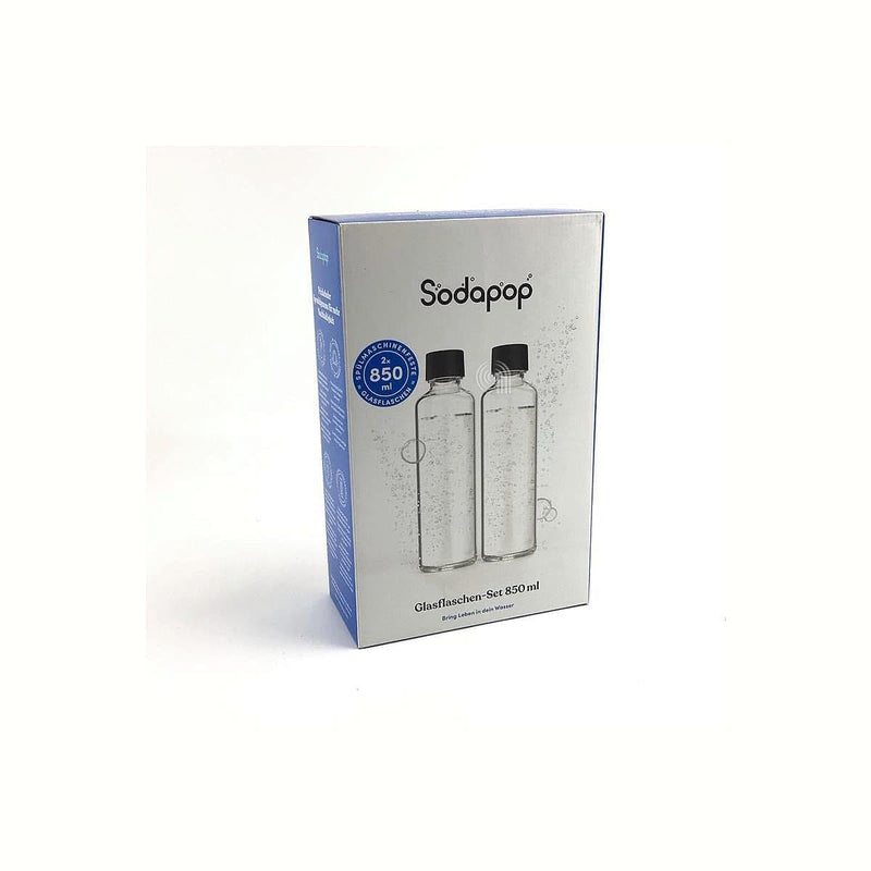 ensemble de 2 bouteilles en verre 1l pour gazéificateur Sodapop Logan