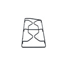 RICAMBI CUCINA - Grille émaillée pour plaque de cuisson - P2564