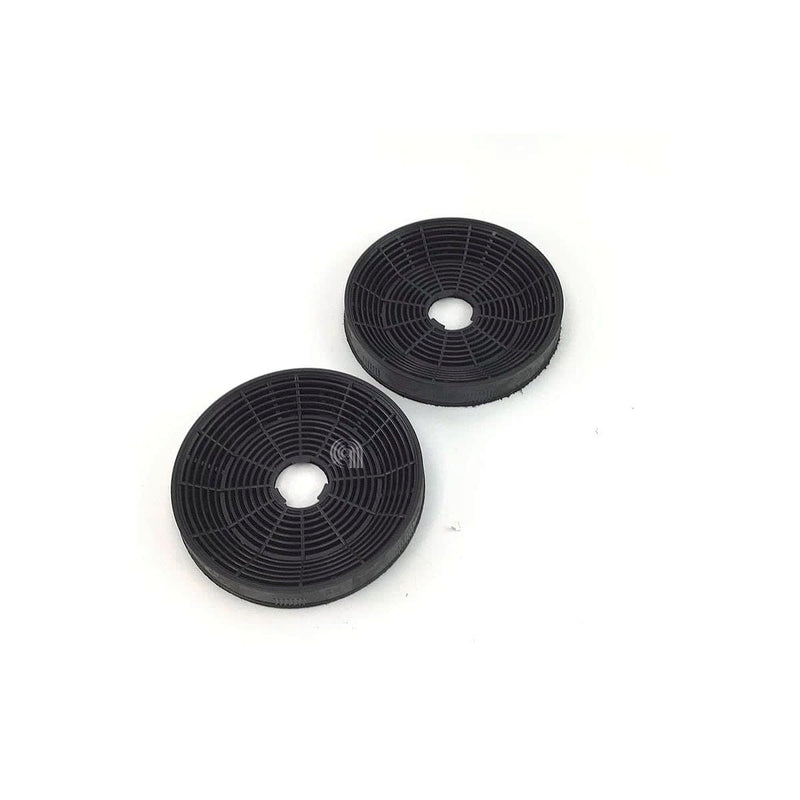 Set de 2 filtres à charbon circulaires d'origine pour hotte Bosch 12009727