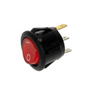 Interrupteur rond unipolaire lumineux 3 contacts De Longhi