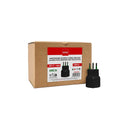 set 10 adaptadores spina italiana 2p+t 10a a schuko 16a mondo