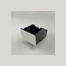 Frontal et tiroir pour marc de café noir/blanc De Longhi 7313235411